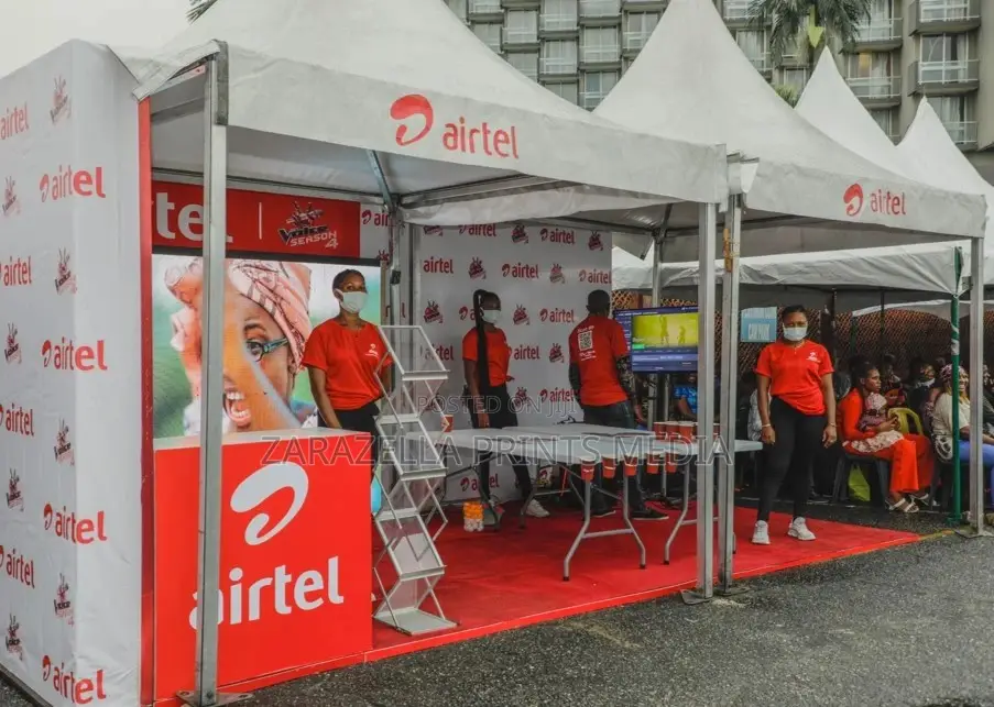 Fully Branded Collapsible Gazebo Production