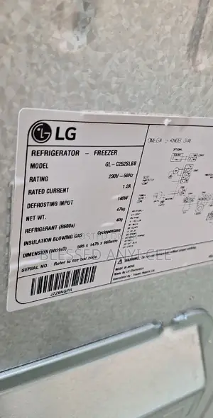 New Lg 260l Smart Inverter Two Door Fridge 36%Energy Saving