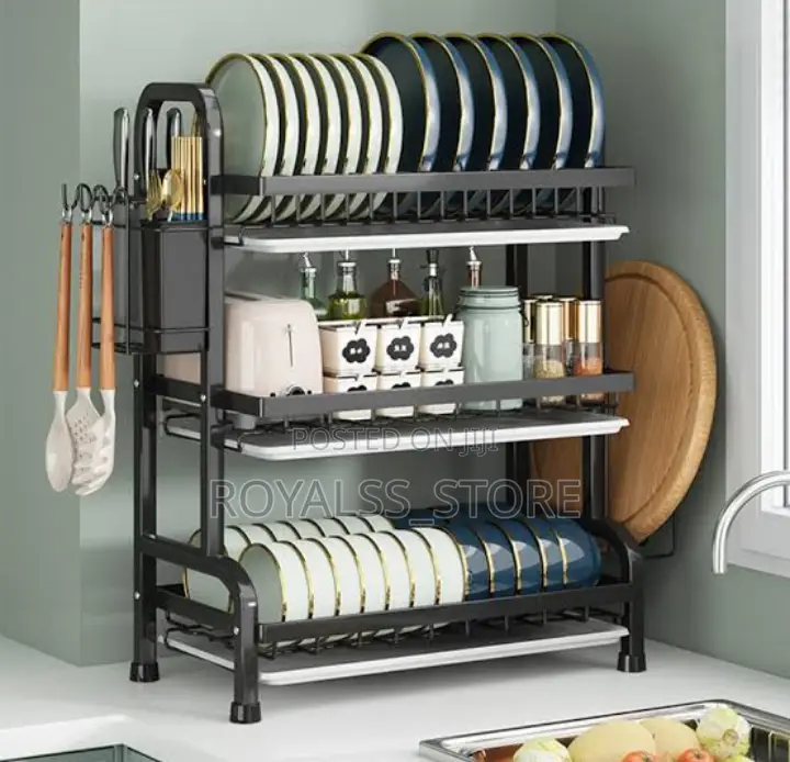3 Steps High Quality Rust Resistant Plate Rack