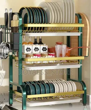 3 Steps High Quality Rust Resistant Plate Rack