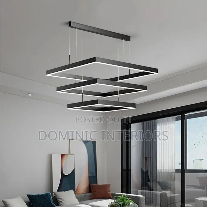 Laminated Dimmable Led Ceiling Chandelier