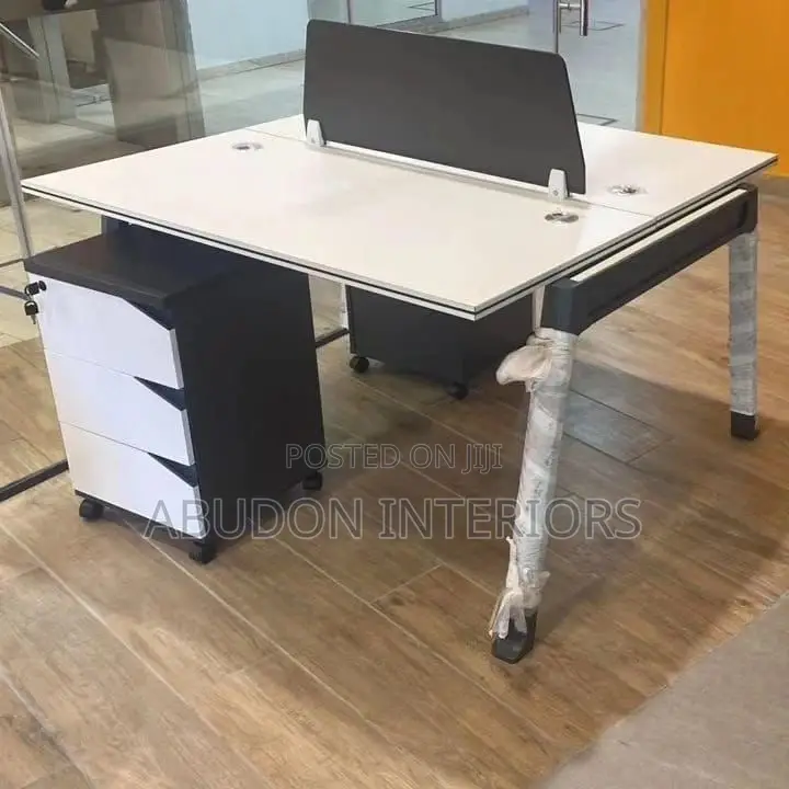 2 Man Workstation With Cabinet