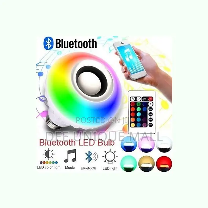 Solid 2 in 1 5D Smart LED Music Bulb Home Decor