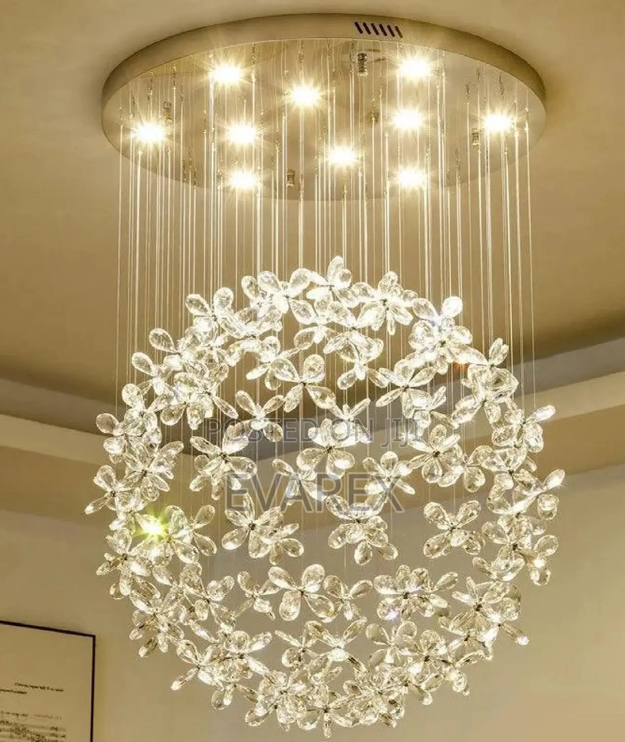 Luxury Round Crystal Chandelier Light