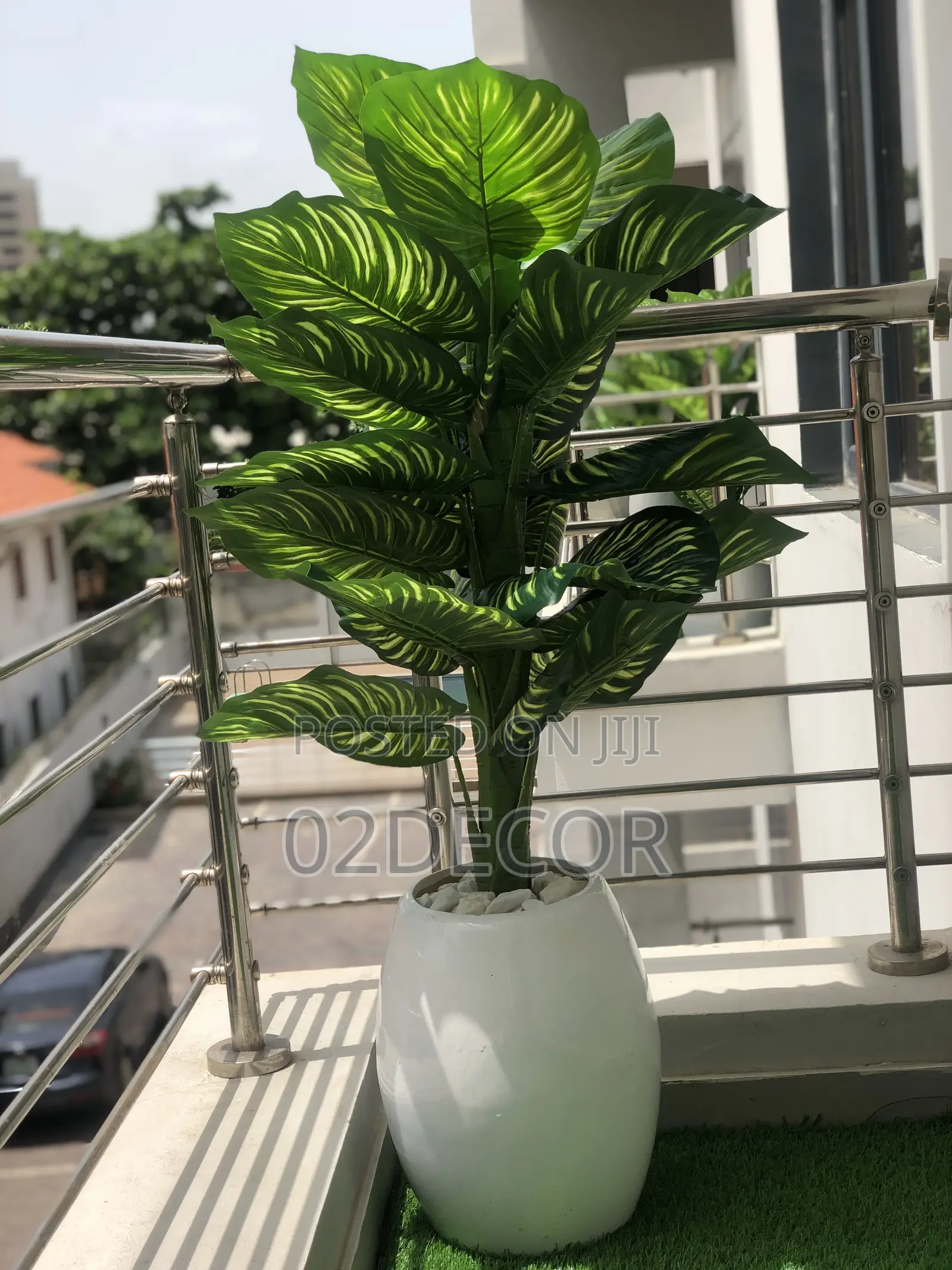 Artificial Plants and Pot