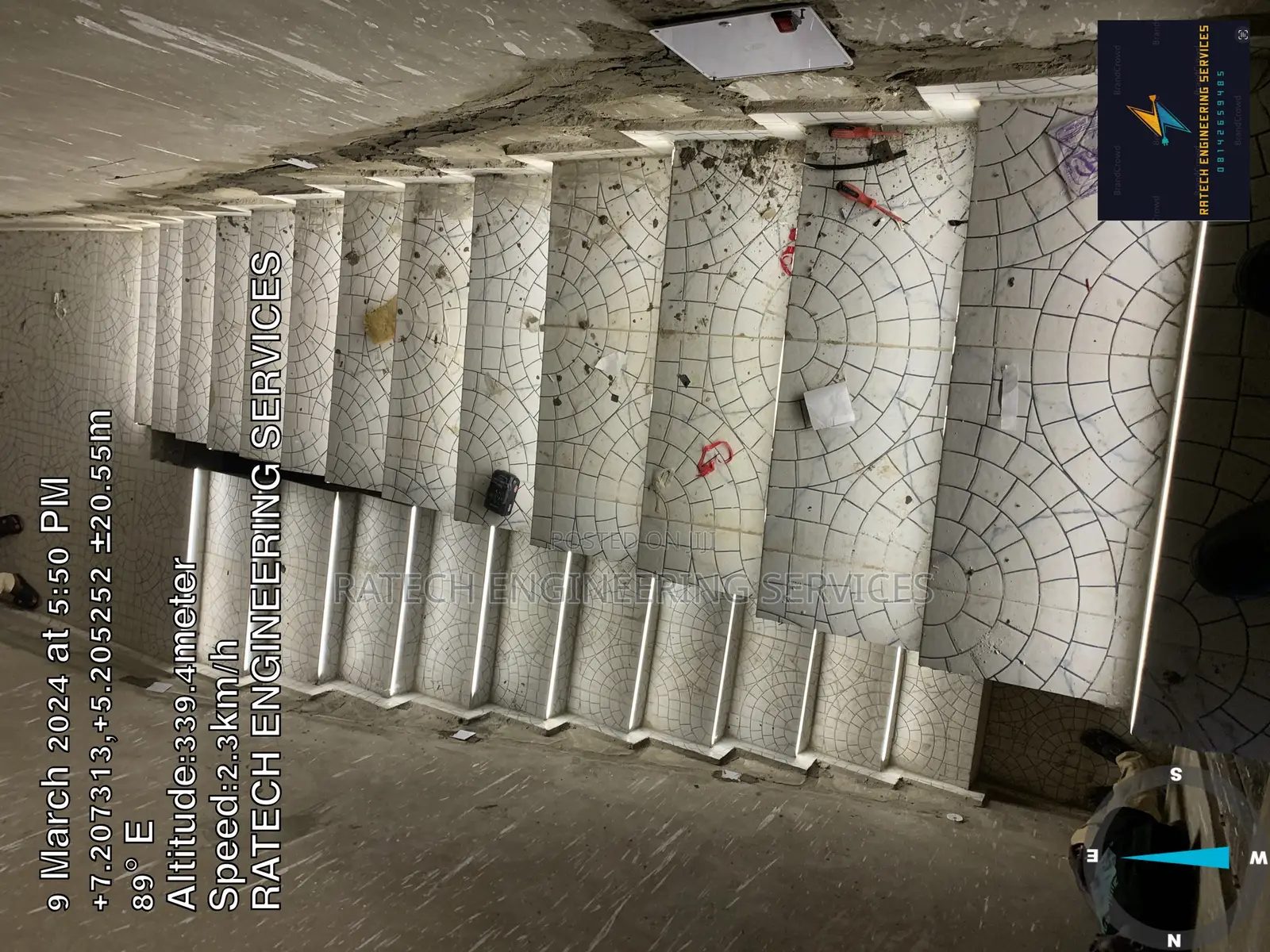 Staircase Motion Sensor Light With Solar Backup