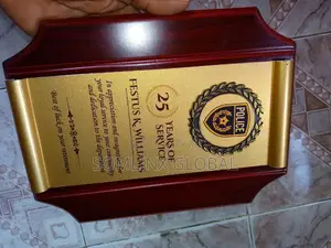 Wooden Award Plaque Xx