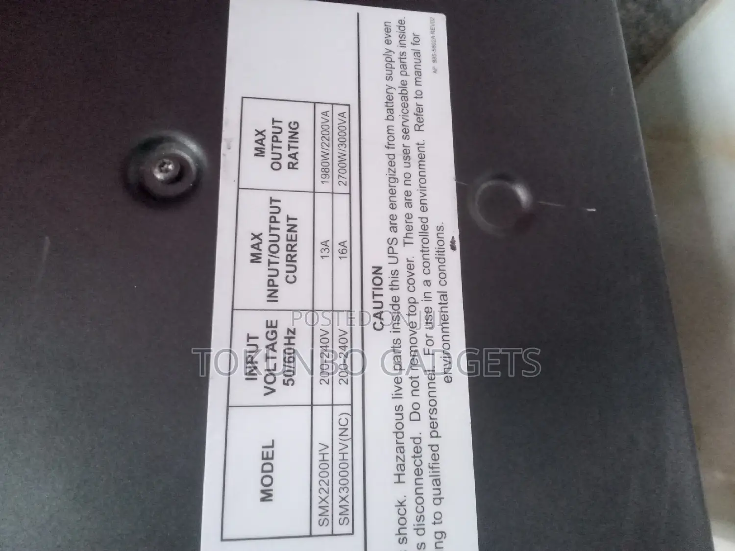 London Used APC 2.2kva Smx22000hv UPS