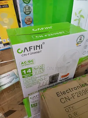Cafini Rechargeable Solar Fan