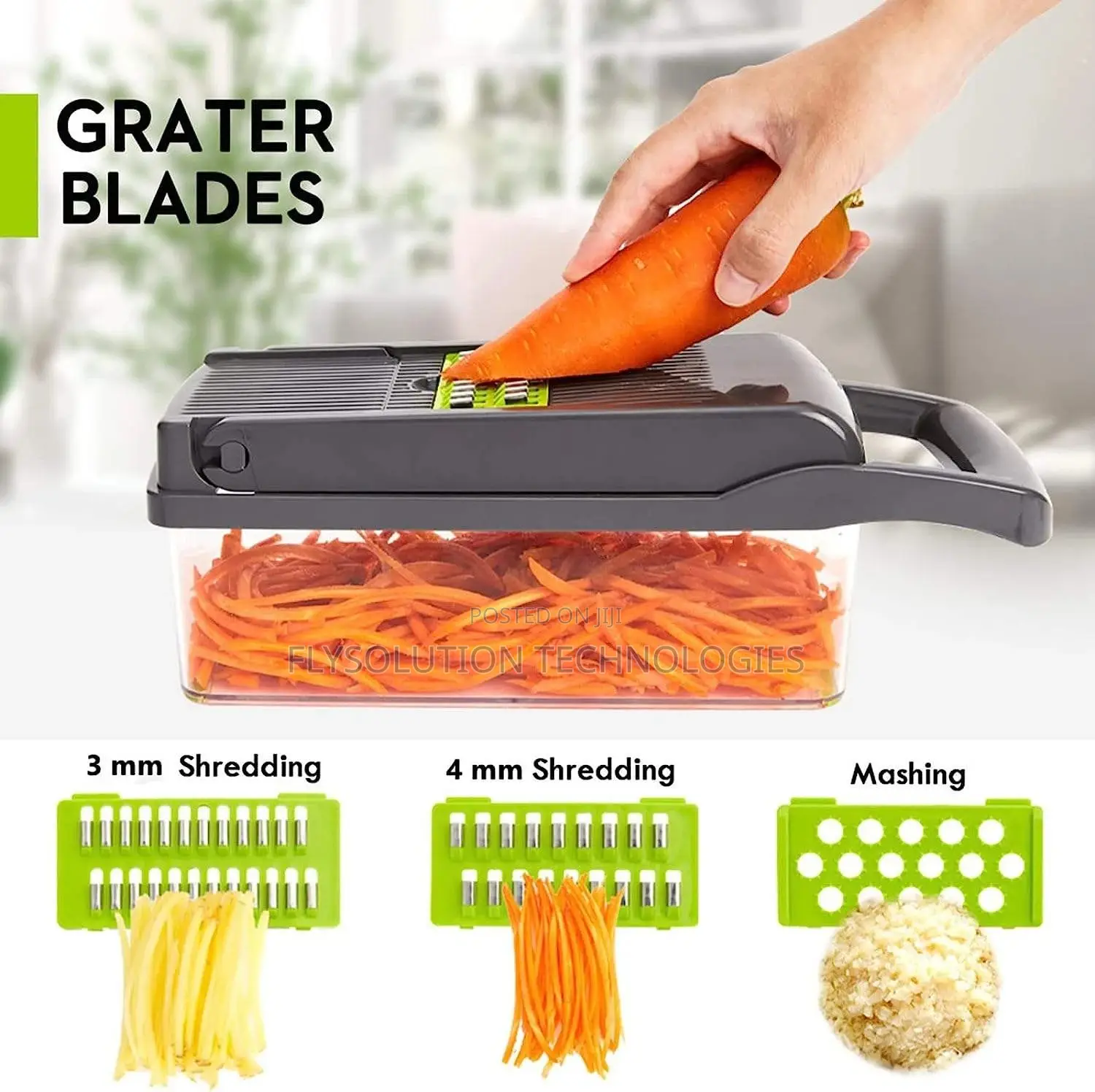 12 In 1 Multipurpose Fruit Vegetable Cutter Onion Carrots