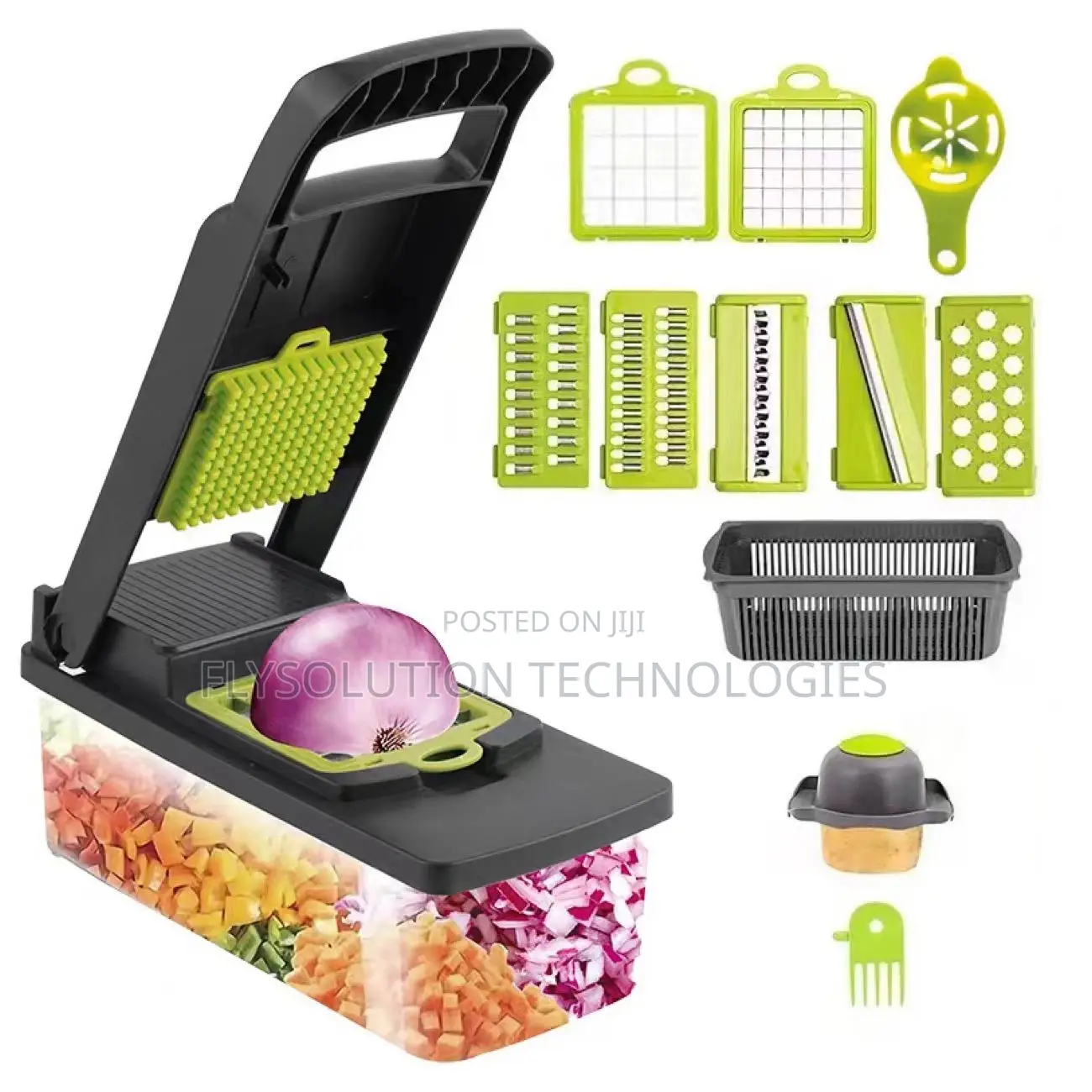 12 In 1 Multipurpose Fruit Vegetable Cutter Onion Carrots