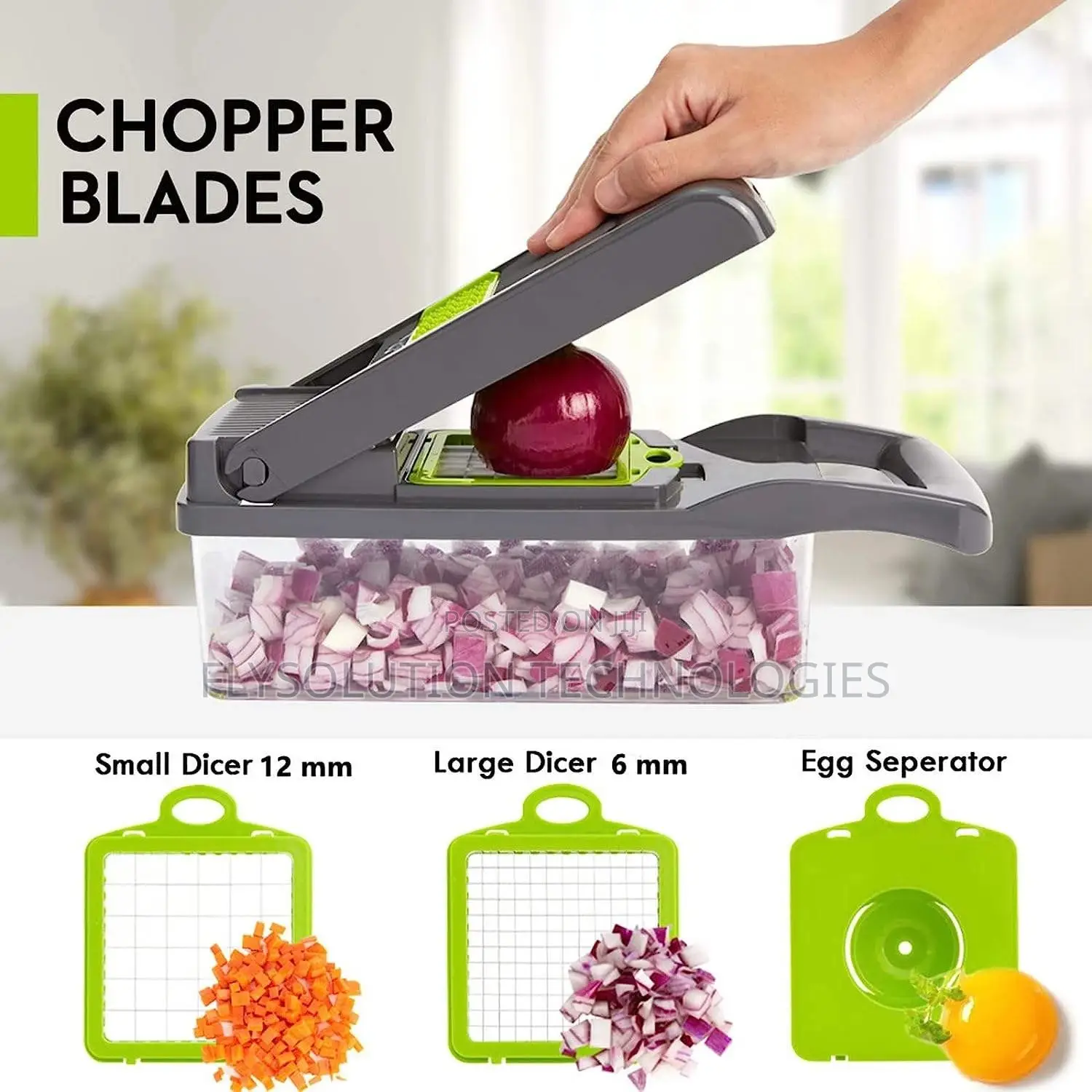 12 In 1 Multipurpose Fruit Vegetable Cutter Onion Carrots