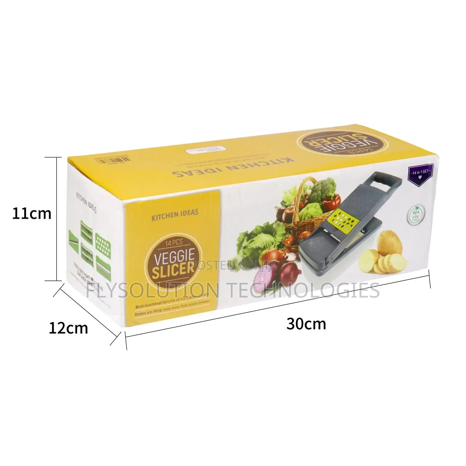 12 In 1 Multipurpose Fruit Vegetable Cutter Onion Carrots