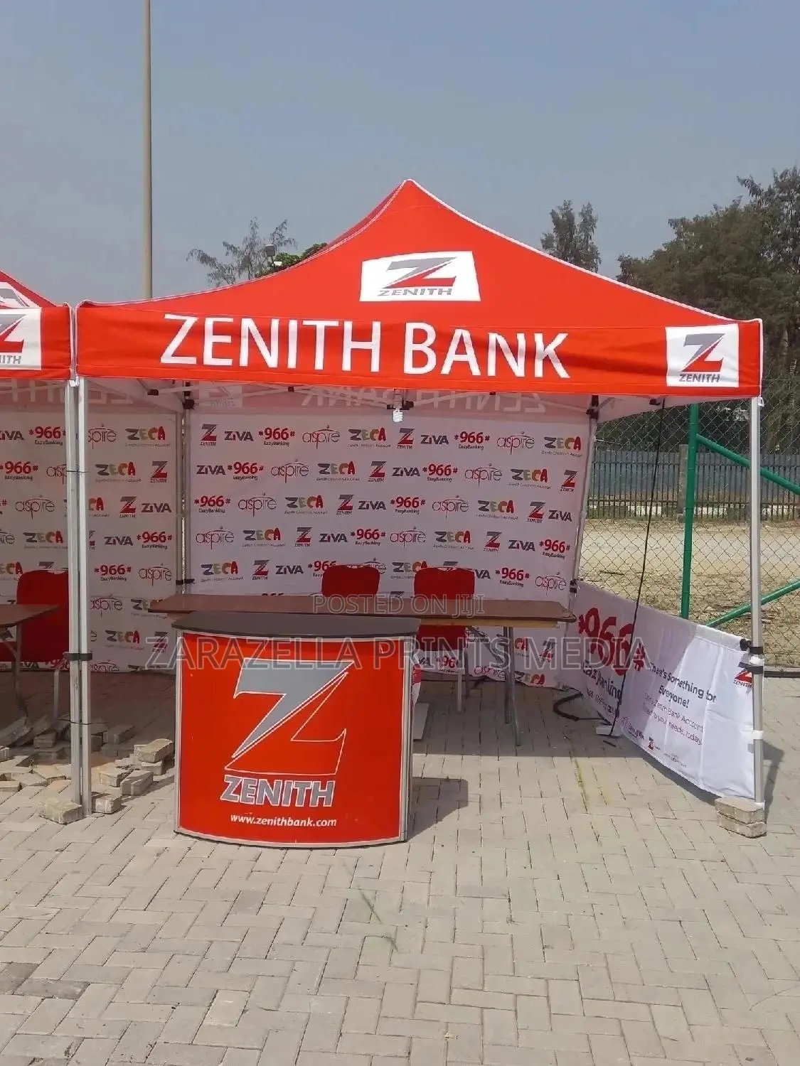 Fully Branded Collapsible Gazebo Production