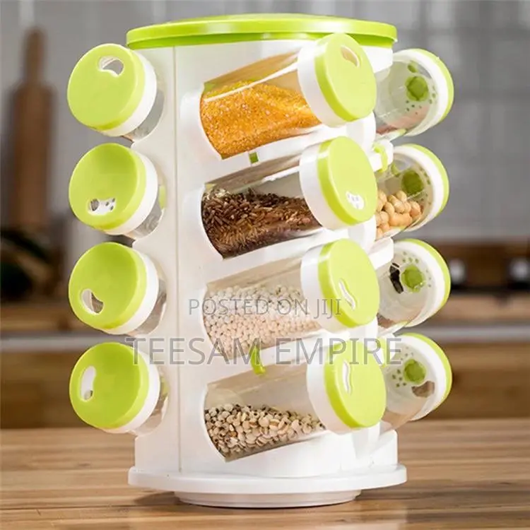 Plastic Bottle Kitchen Spice Rack