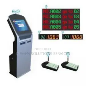 17 Inch Wireless Token Number Queue Management System Touch