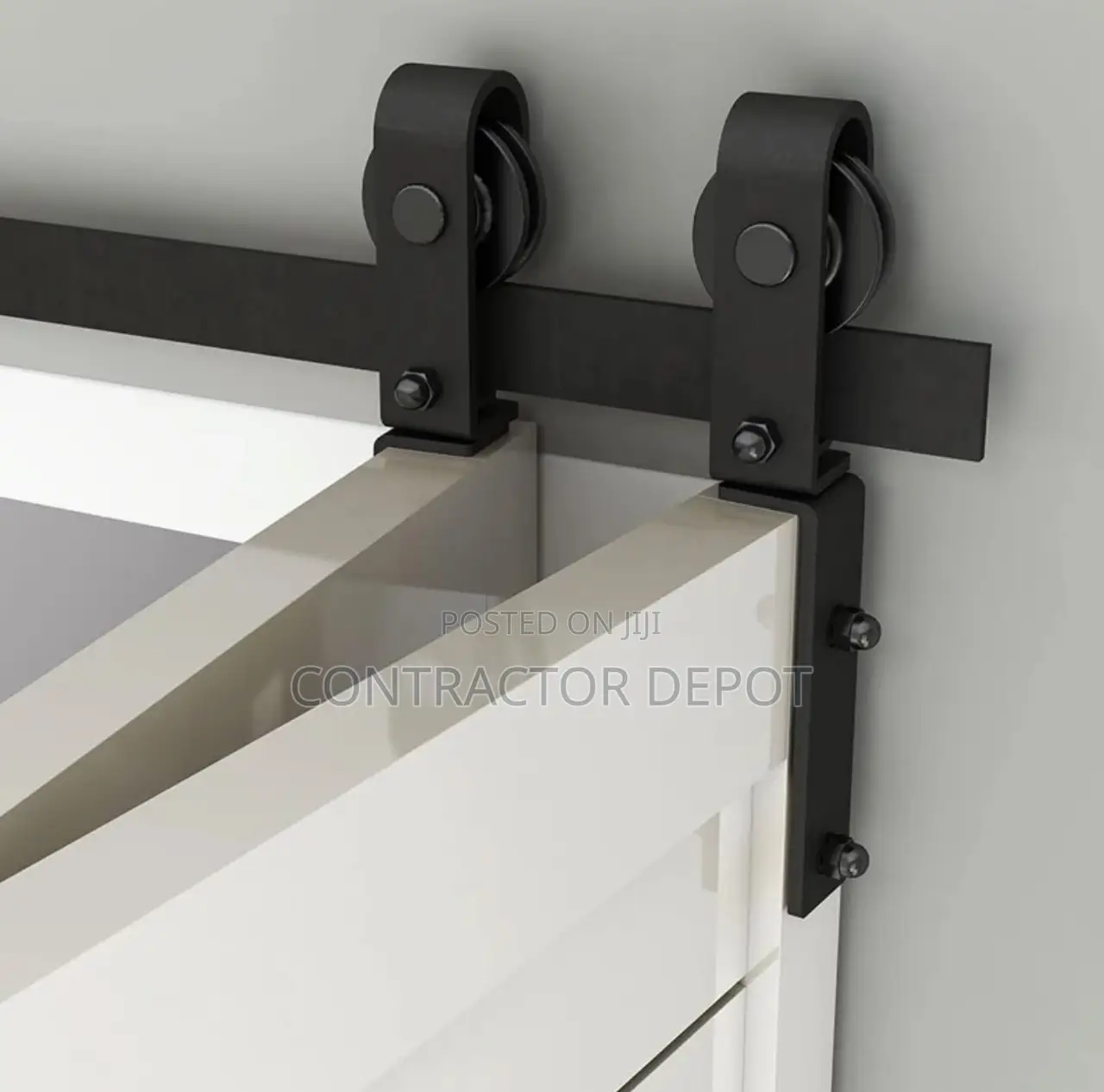 Folding Sliding Barn Door Kit Heavy Duty Roller Track