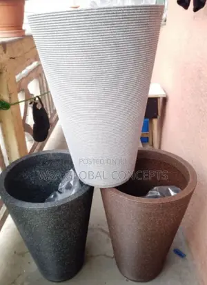 Beautiful Fiber Flower Pots