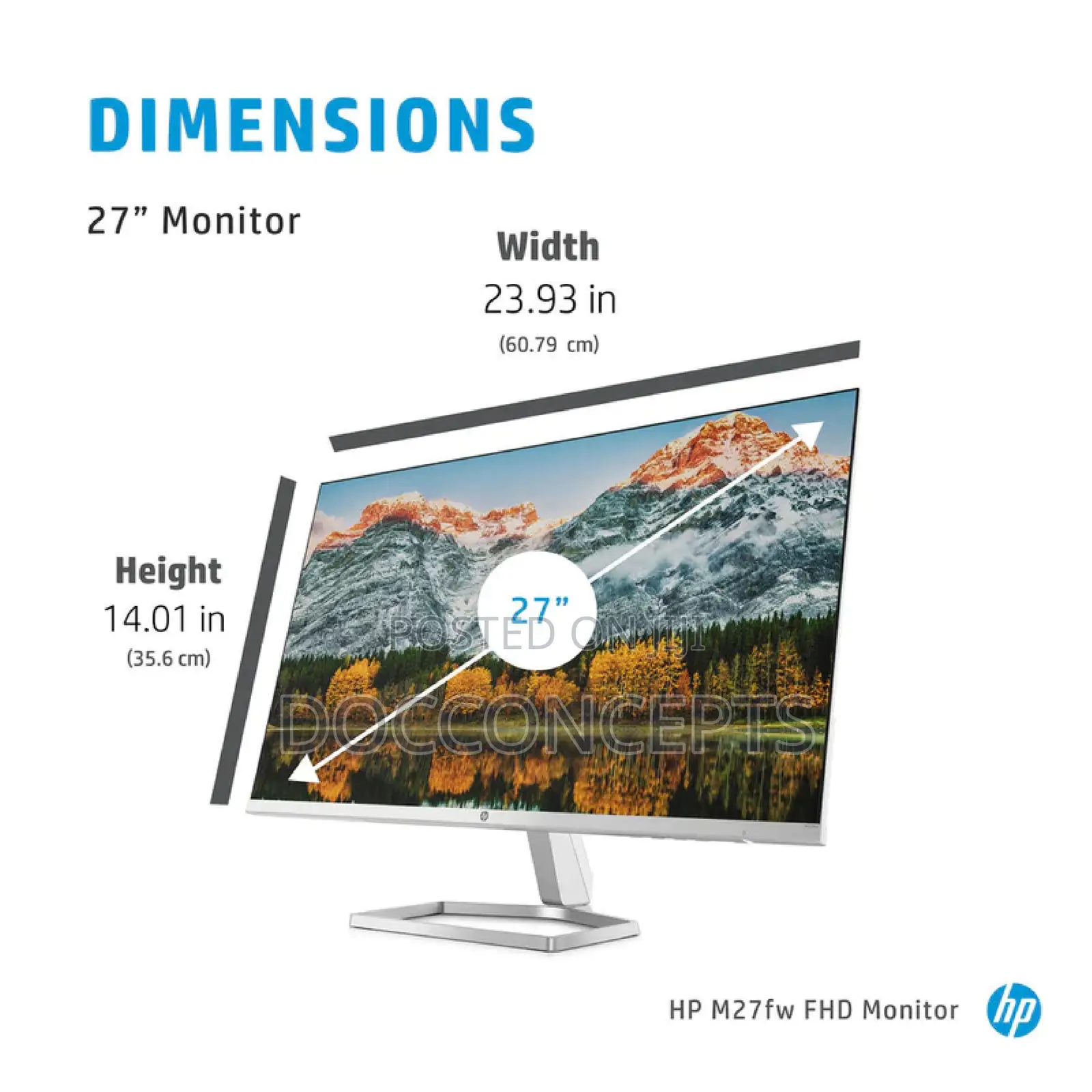 HP M27fw Monitor