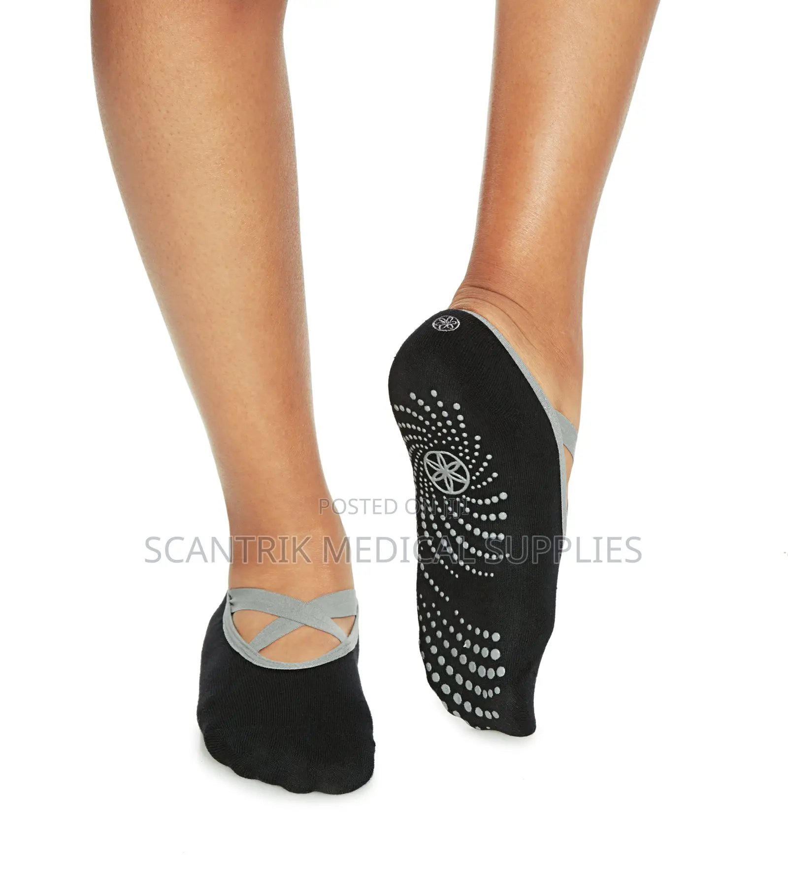 Black Yoga Socks