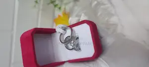 Double Rim Titanium Wedding Set