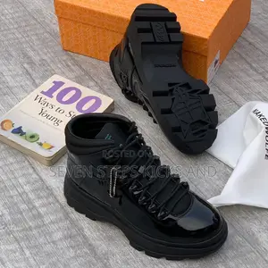 High Quality Naked Wolfe Wet Gloss Black Luxury Sneakers
