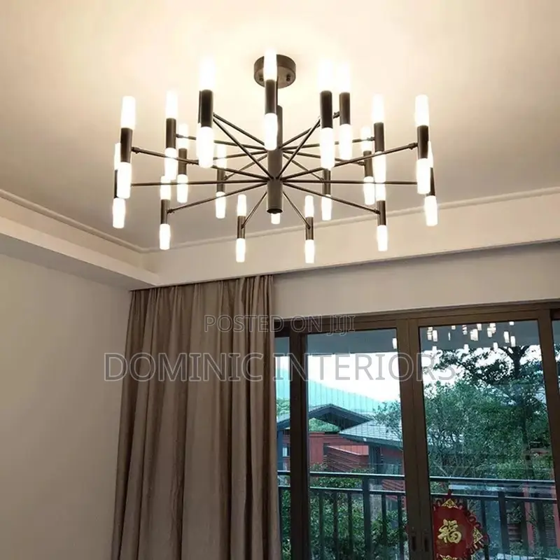 Black Led Chandelier