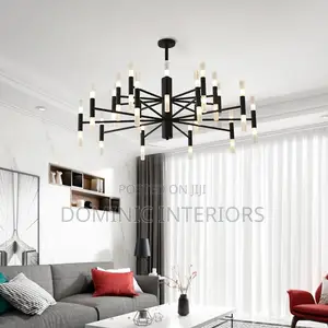 Black Led Chandelier