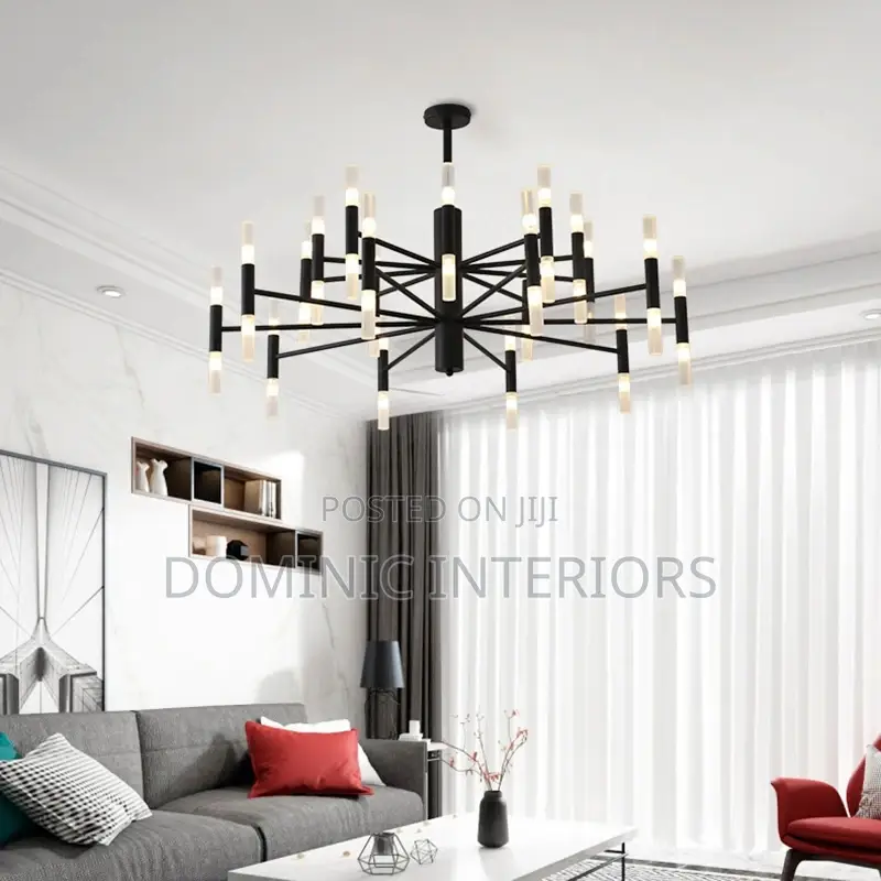 Black Led Chandelier