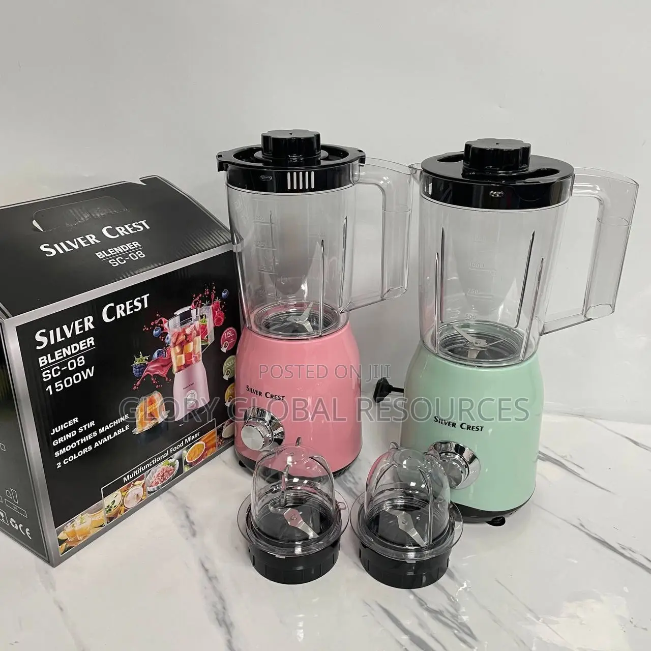 1500watt Silver Crest Double Cup Blender (Full Copper