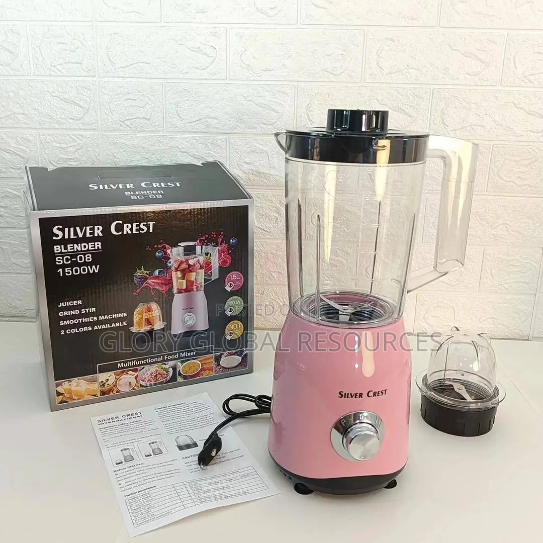 1500watt Silver Crest Double Cup Blender (Full Copper