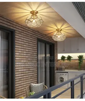 Round Glass Simple Chandelier