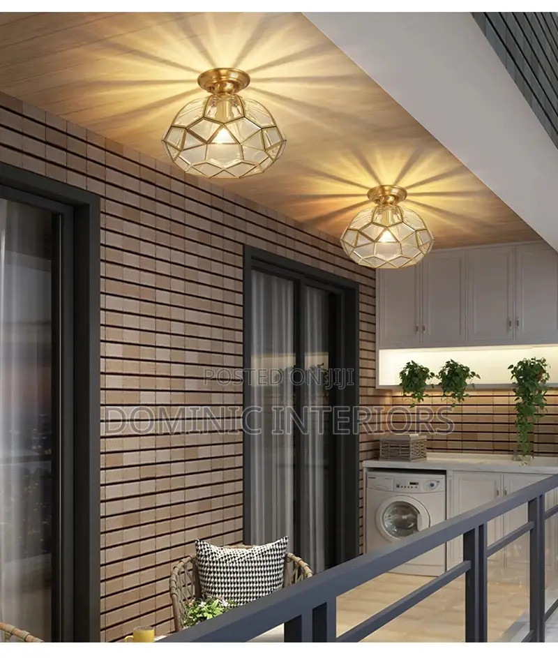 Round Glass Simple Chandelier