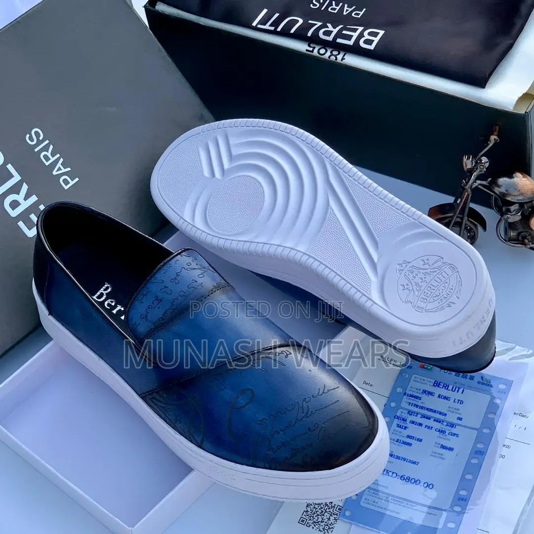 Original Berluti Leather Sneakers