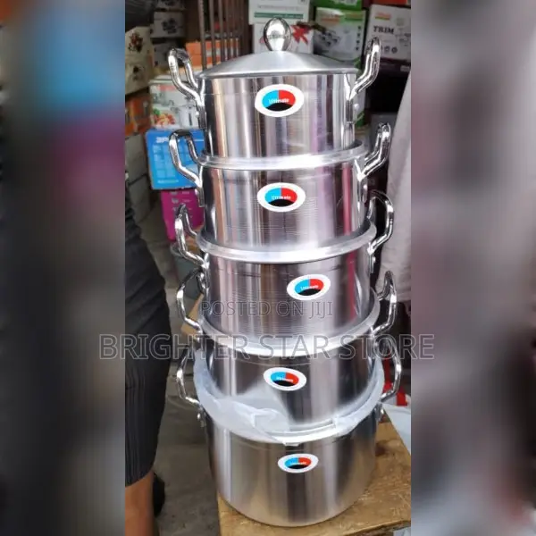 5pcs Tornado Aluminium Pot Set Sizes 18, 20, 22, 25 26cm