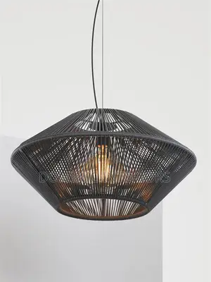 Creative Plastic Woven Lamp