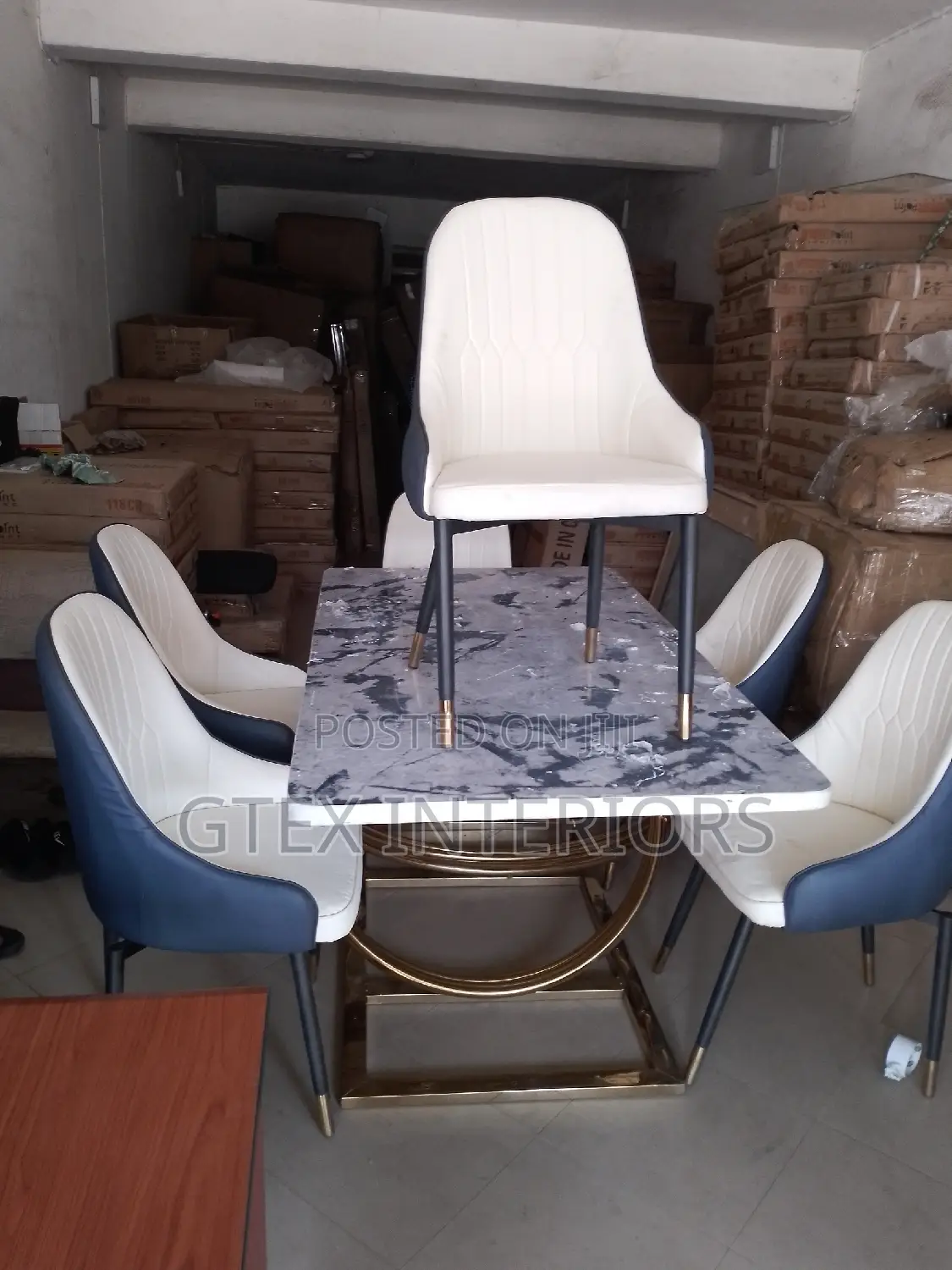 Marble Dinning Table Set