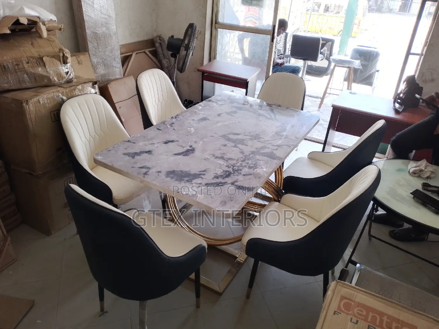 Marble Dinning Table Set
