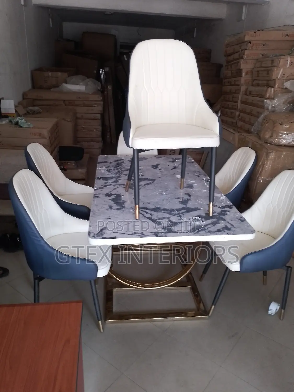 Marble Dinning Table Set