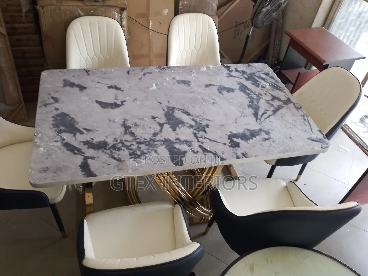 Marble Dinning Table Set