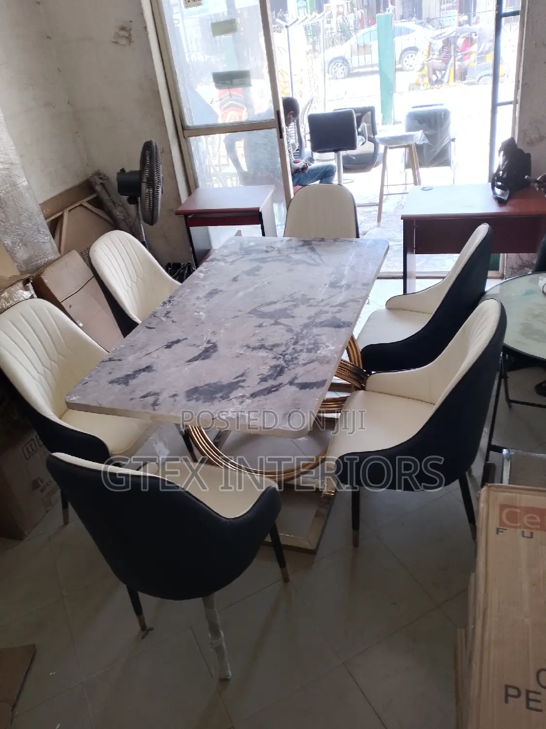 Marble Dinning Table Set