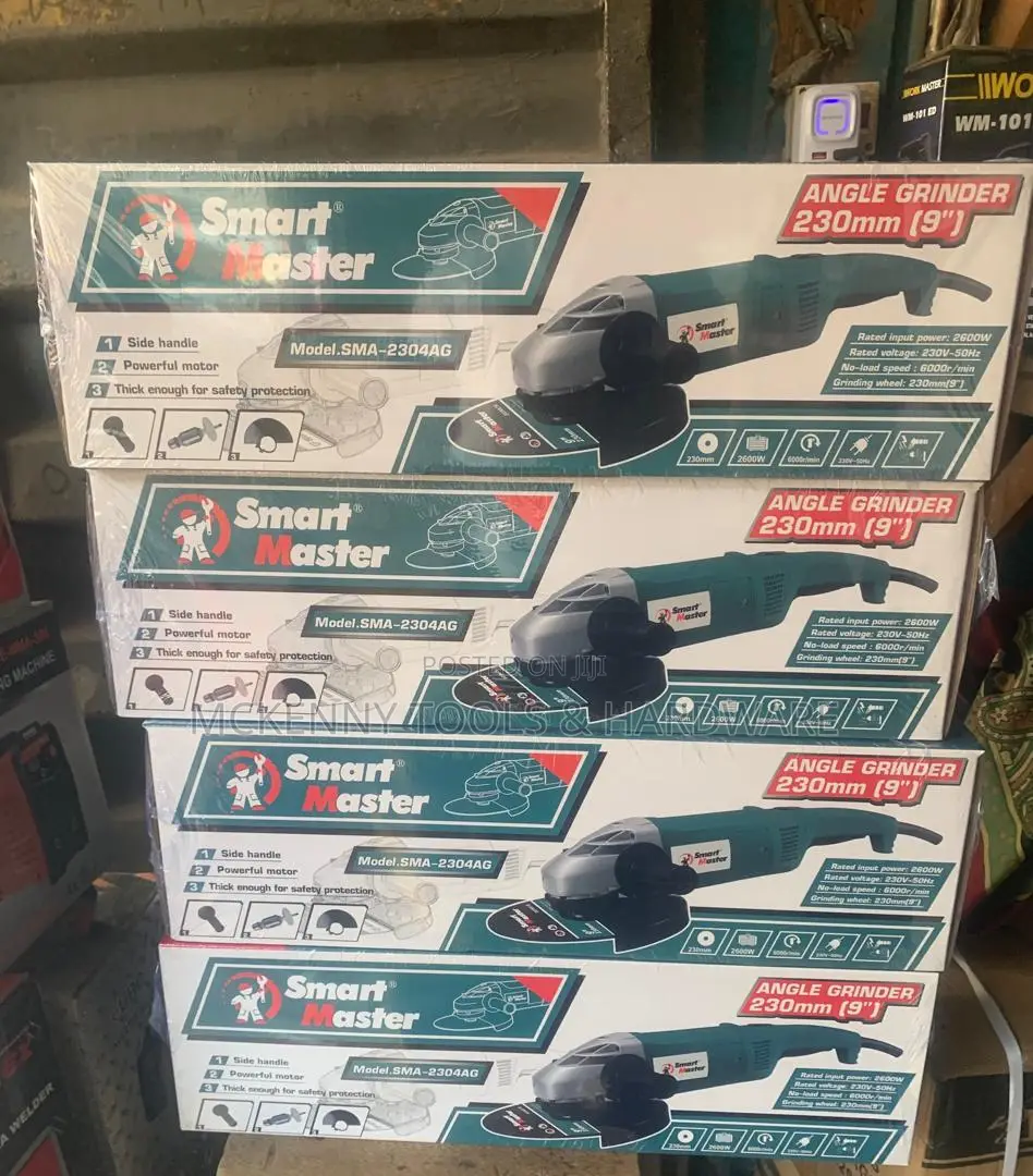 9" Smart Master Angle Grinder 2600watts