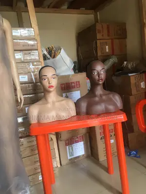Photo - Wig Display Head With Shoulder Mannequin Available.