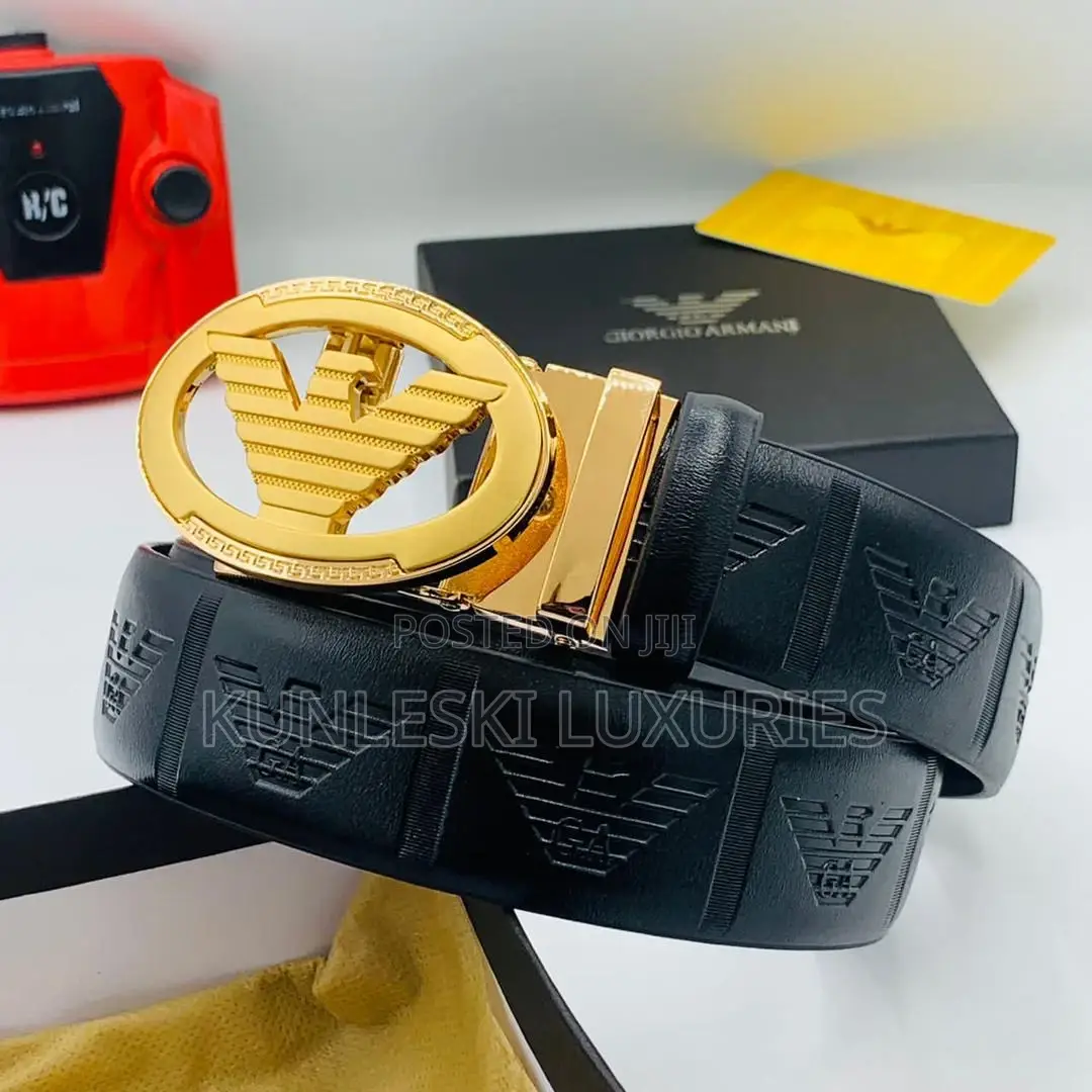 Original Armani Men Leather Belt Collections