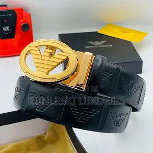 Original Armani Men Leather Belt Collections