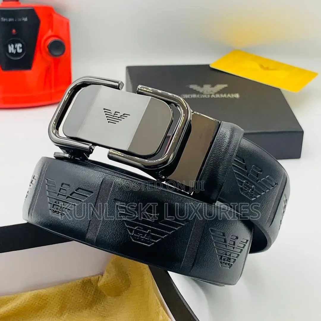 Original Armani Men Leather Belt Collections