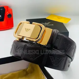 Original Armani Men Leather Belt Collections