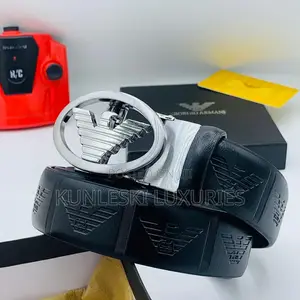 Original Armani Men Leather Belt Collections