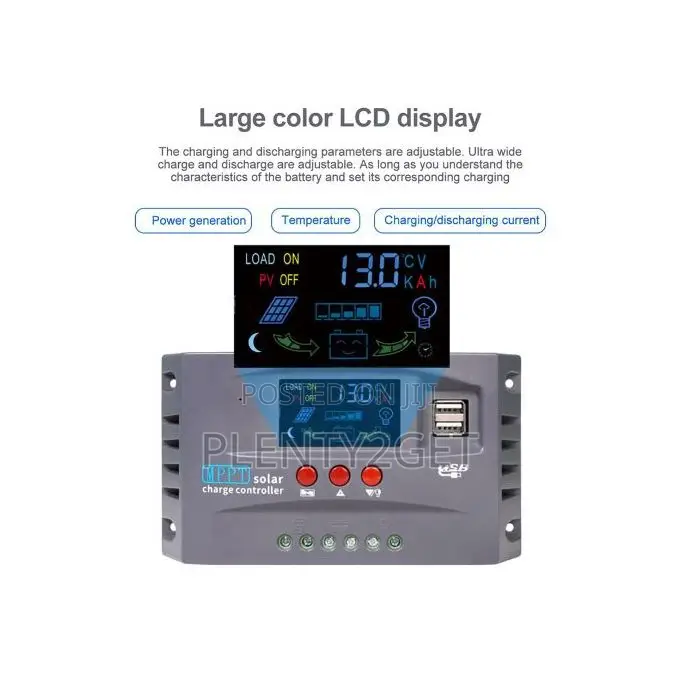MPPT 100A Solar Controller 12v/24v Automatic Identificatio