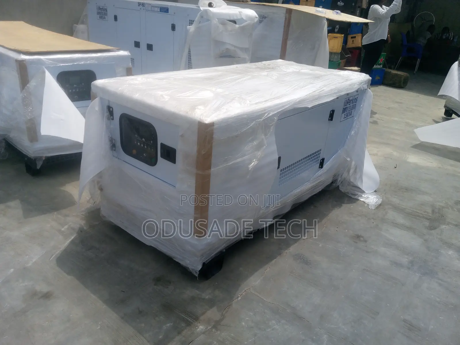Original Perkins 15kva Soundproof Generator